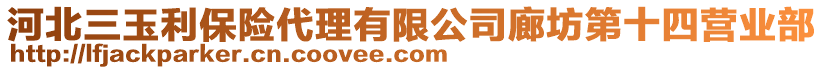 河北三玉利保險代理有限公司廊坊第十四營業(yè)部