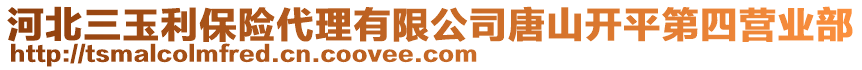 河北三玉利保險代理有限公司唐山開平第四營業(yè)部