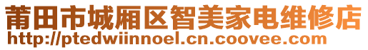 莆田市城廂區(qū)智美家電維修店