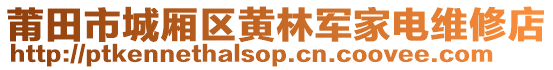 莆田市城廂區(qū)黃林軍家電維修店