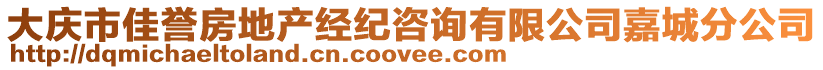 大慶市佳譽(yù)房地產(chǎn)經(jīng)紀(jì)咨詢有限公司嘉城分公司