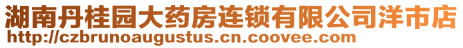 湖南丹桂園大藥房連鎖有限公司洋市店