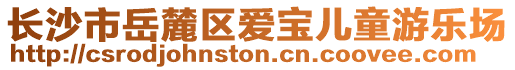 長沙市岳麓區(qū)愛寶兒童游樂場