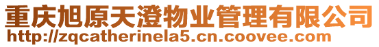 重慶旭原天澄物業(yè)管理有限公司