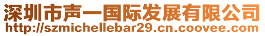 深圳市聲一國(guó)際發(fā)展有限公司