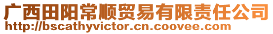 廣西田陽常順貿(mào)易有限責(zé)任公司