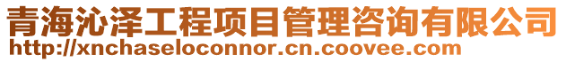 青海沁澤工程項目管理咨詢有限公司