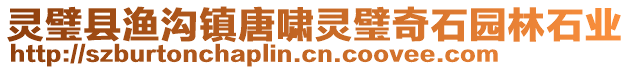 靈璧縣漁溝鎮唐嘯靈璧奇石園林石業