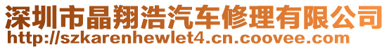 深圳市晶翔浩汽車修理有限公司