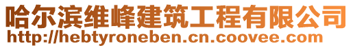 哈爾濱維峰建筑工程有限公司