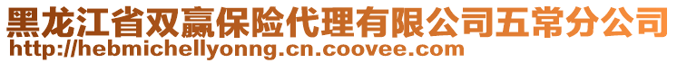 黑龍江省雙贏保險代理有限公司五常分公司