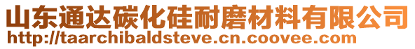 山東通達(dá)碳化硅耐磨材料有限公司