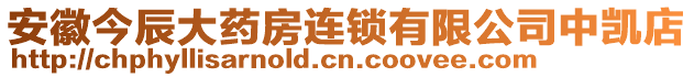 安徽今辰大藥房連鎖有限公司中凱店