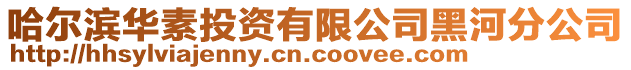 哈爾濱華素投資有限公司黑河分公司