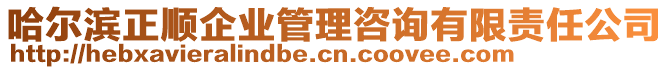 哈爾濱正順企業(yè)管理咨詢有限責(zé)任公司