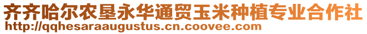 齊齊哈爾農(nóng)墾永華通貿(mào)玉米種植專業(yè)合作社