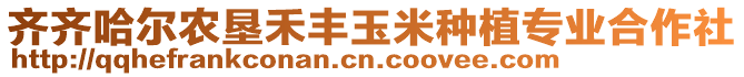 齊齊哈爾農(nóng)墾禾豐玉米種植專業(yè)合作社