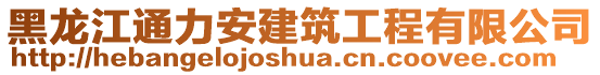 黑龍江通力安建筑工程有限公司