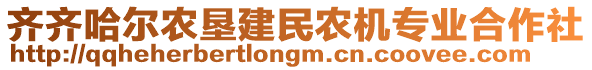 齊齊哈爾農(nóng)墾建民農(nóng)機專業(yè)合作社