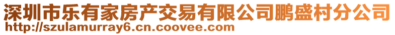 深圳市樂有家房產(chǎn)交易有限公司鵬盛村分公司