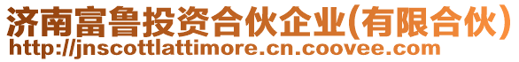 濟(jì)南富魯投資合伙企業(yè)(有限合伙)