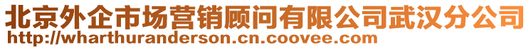 北京外企市場營銷顧問有限公司武漢分公司