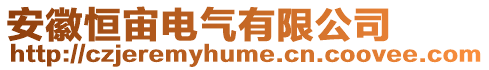 安徽恒宙電氣有限公司