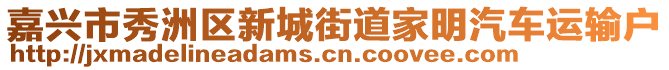 嘉興市秀洲區(qū)新城街道家明汽車運(yùn)輸戶