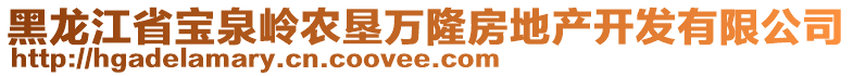 黑龍江省寶泉嶺農(nóng)墾萬隆房地產(chǎn)開發(fā)有限公司