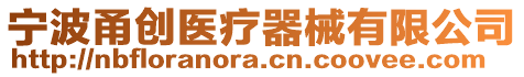 寧波甬創(chuàng)醫(yī)療器械有限公司