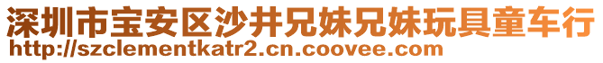 深圳市寶安區(qū)沙井兄妹兄妹玩具童車行