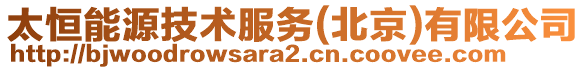 太恒能源技術服務(北京)有限公司
