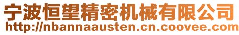 寧波恒望精密機械有限公司