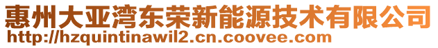 惠州大亞灣東榮新能源技術有限公司