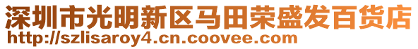 深圳市光明新區馬田榮盛發百貨店