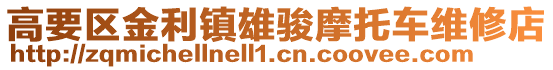 高要區金利鎮雄駿摩托車維修店