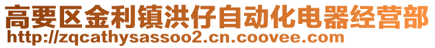 高要區金利鎮洪仔自動化電器經營部