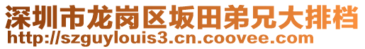 深圳市龍崗區(qū)坂田弟兄大排檔