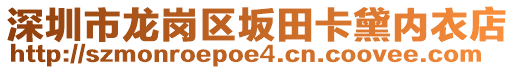 深圳市龍崗區(qū)坂田卡黛內(nèi)衣店