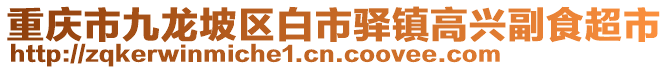 重慶市九龍坡區(qū)白市驛鎮(zhèn)高興副食超市