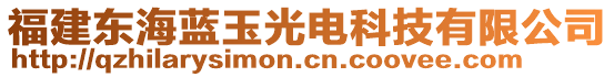 福建東海藍(lán)玉光電科技有限公司