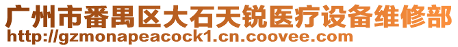 廣州市番禺區(qū)大石天銳醫(yī)療設(shè)備維修部