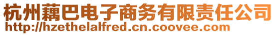 杭州藕巴電子商務(wù)有限責(zé)任公司