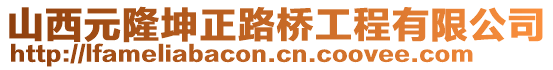 山西元隆坤正路橋工程有限公司