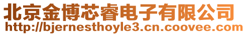 北京金博芯睿電子有限公司