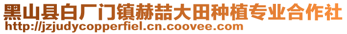 黑山縣白廠門鎮(zhèn)赫喆大田種植專業(yè)合作社