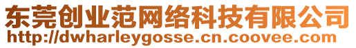 東莞創(chuàng)業(yè)范網(wǎng)絡(luò)科技有限公司