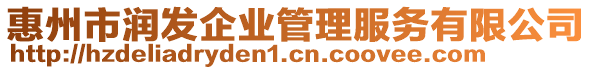 惠州市潤發(fā)企業(yè)管理服務有限公司