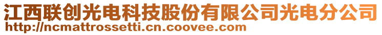 江西聯創光電科技股份有限公司光電分公司
