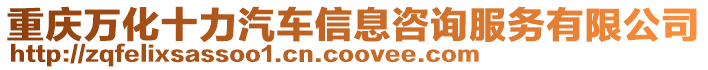 重慶萬化十力汽車信息咨詢服務(wù)有限公司